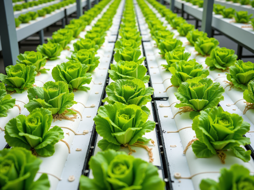 现代化农牧科技公司外景，白色建筑配蓝色玻璃幕墙，绿色植物环绕，阳光明媚的白天场景